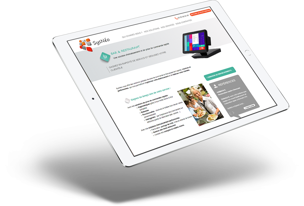 site internet sysneo tablette