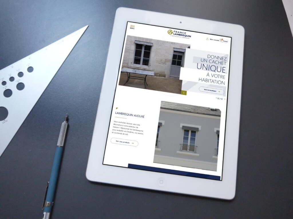 Création site internet boutique en ligne France-Lambrequin